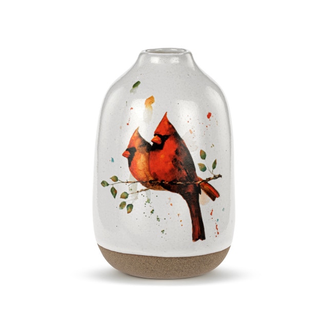 Cardinal Collection - Cardinal Pair Bud Vase | DEMDACO